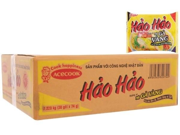 Mỳ Hảo Hảo hương vị gà của Acecook. (Nguồn: saphavi.eu)