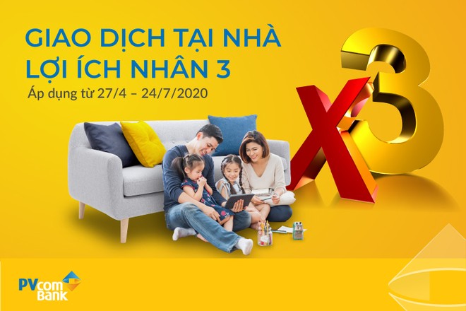 PVcomBank dành nhiều ưu đãi cho khách hàng khi giao dịch điện tử.