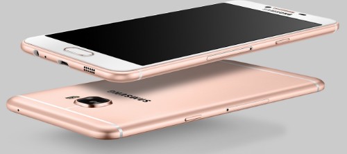 Sau những hình ảnh bị lộ, Samsung Galaxy C5 đã được công bố với 4 màu xám, bạc, vàng và hồng.