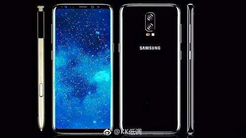 Galaxy Note 8 có thể có thiết kế như Galaxy S8 nhưng đi kèm camera kép và bút S Pen.