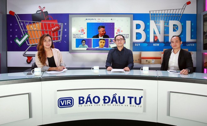 Các khách mời trao đổi tại Talkshow “Mua trước trả sau Tương lai của thanh toán bán lẻ?”. Ảnh: Chí Cường