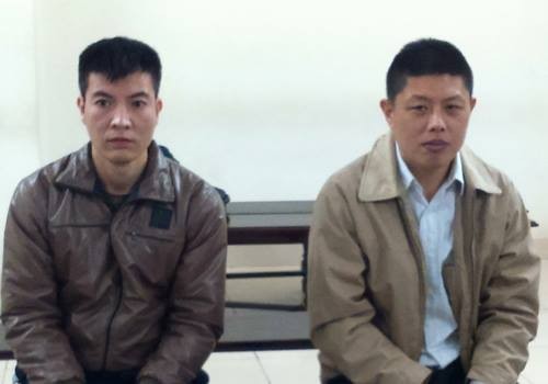 Hai bị cáo tại tòa