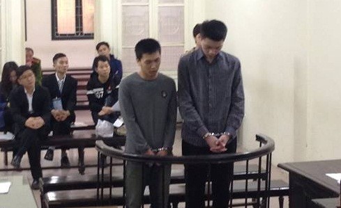 Các bị cáo tại tòa