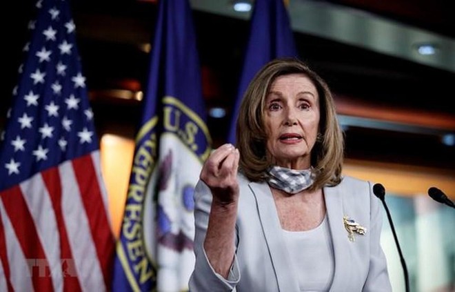 Bà Nancy Pelosi, Chủ tịch Hạ viện Mỹ.