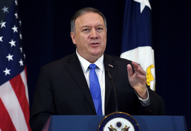 Ngoại trưởng Mỹ Mike Pompeo. 