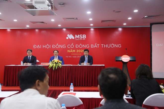 MSB tổ chức ĐHCĐ bất thường 2020 bầu bổ sung Thành viên HĐQT