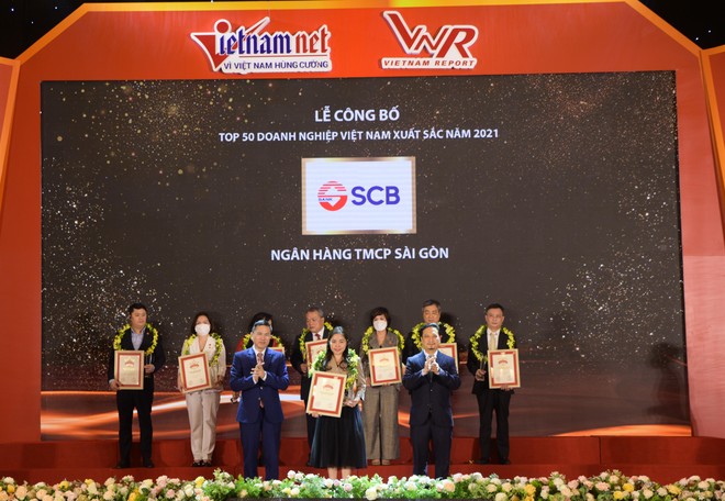 SCB: Top 50 Doanh nghiệp xuất sắc nhất Việt Nam năm 2021