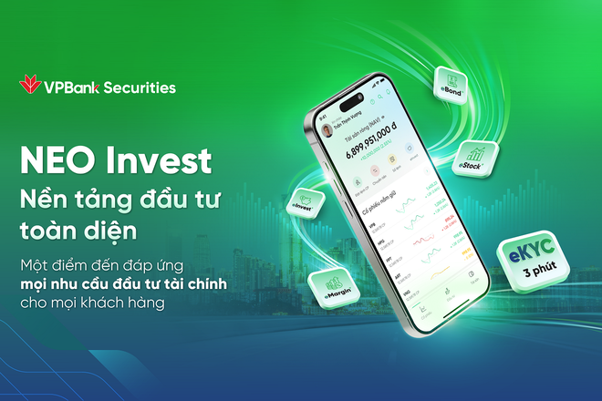Chứng khoán VPBank liên tục nâng cấp NEO Invest - Ứng dụng đầu tư toàn diện