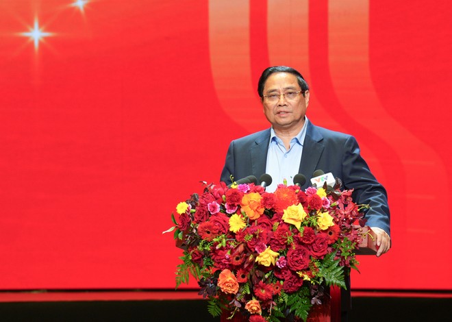 Thủ tướng Chính phủ Phạm Minh Chính phát biểu tại Đại hội.