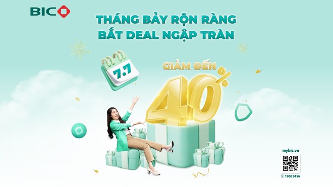 Tưng bừng ưu đãi tới 40% phí bảo hiểm tại BIC