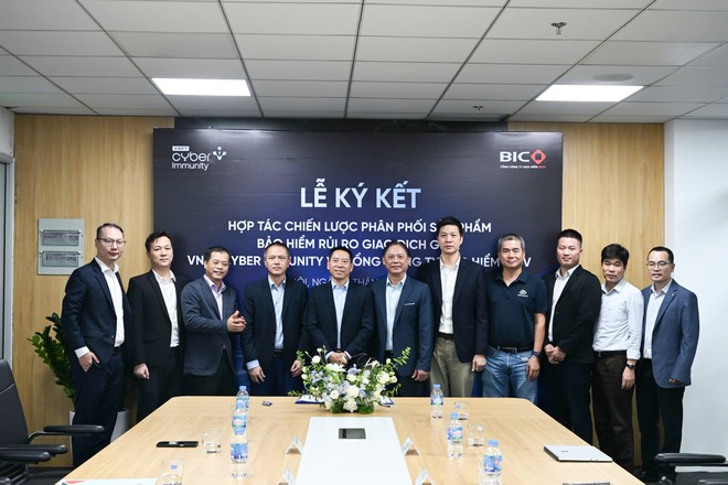 BIC và VNPT Cyber Immunity ký kết hợp tác chiến lược phân phối sản phẩm bảo hiểm rủi ro giao dịch