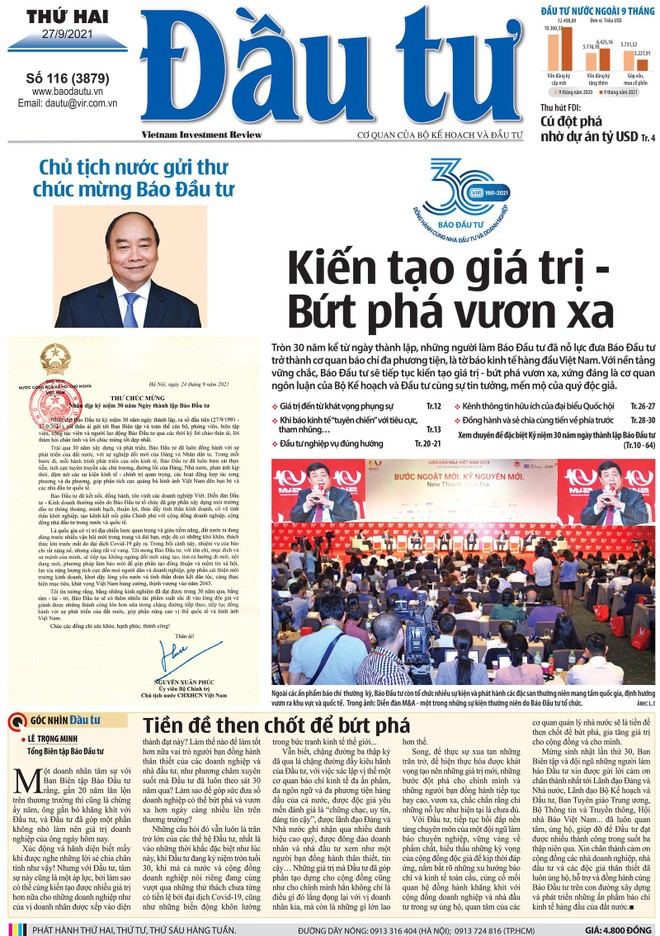 Báo Đầu tư số 116
