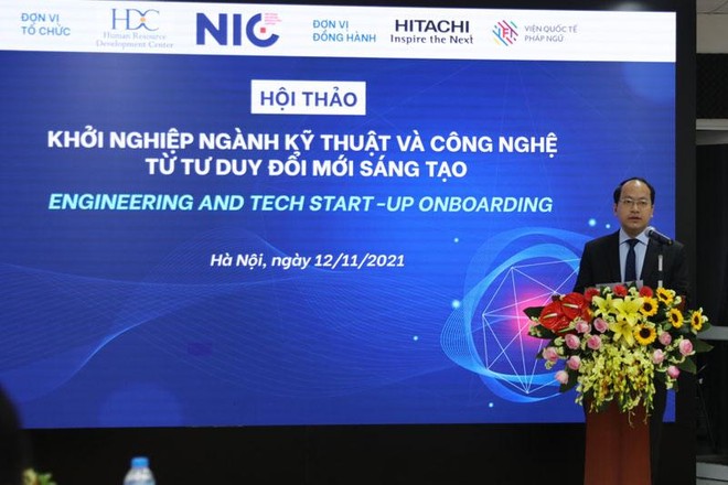 Giám đốc NIC Vũ Quốc Huy cho rằng, chỉ có khoa học - công nghệ và đổi mới sáng tạo mới bắt kịp với thời đại