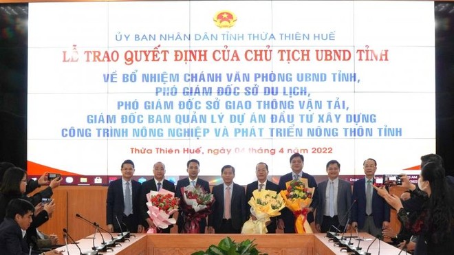 Thừa Thiên Huế điều động, bổ nhiệm lãnh đạo chủ chốt nhiều sở, ngành