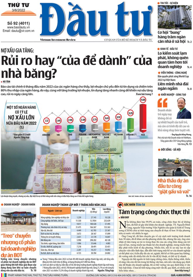 Báo Đầu tư số 92