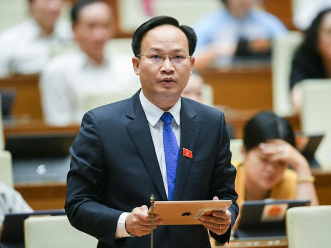 Đại biểu Phạm Văn Thịnh (Bắc Giang) phát biểu tại nghị trường.