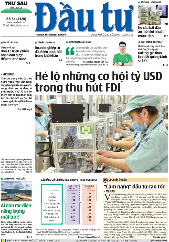 Báo Đầu tư số 54
