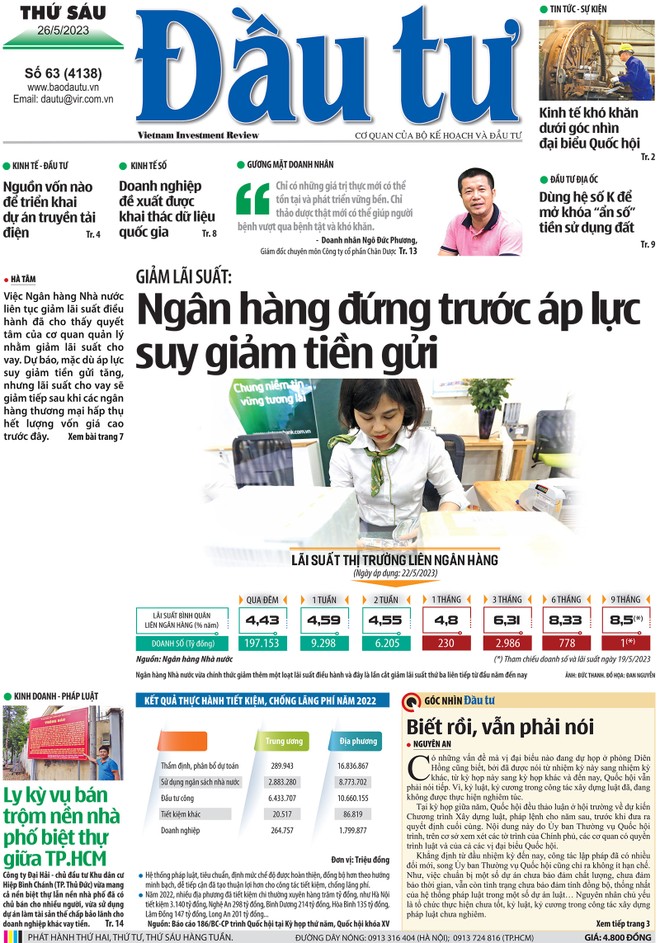 Báo Đầu tư số 63