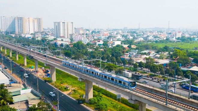 Với cơ chế mới, TP.HCM có điều kiện phát triển đô thị dọc theo các tuyến metro, đường vành đai, quốc lộ… Ảnh: Lê Toàn 