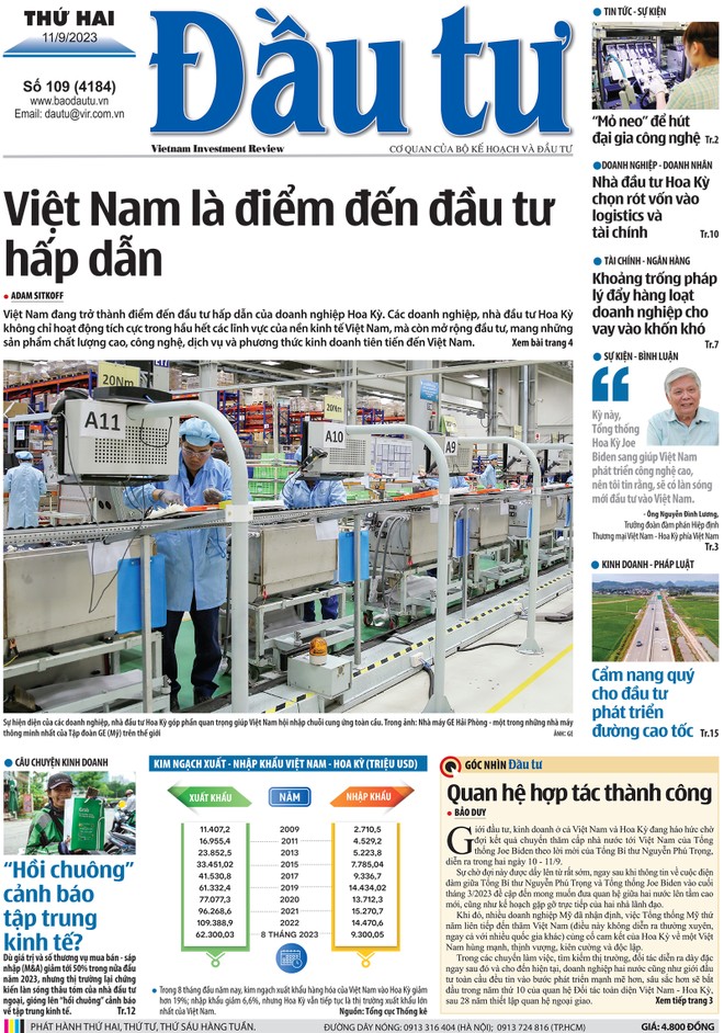 Báo Đầu tư số 109