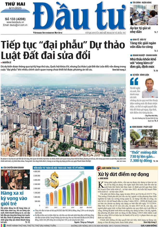 Báo Đầu tư số 133