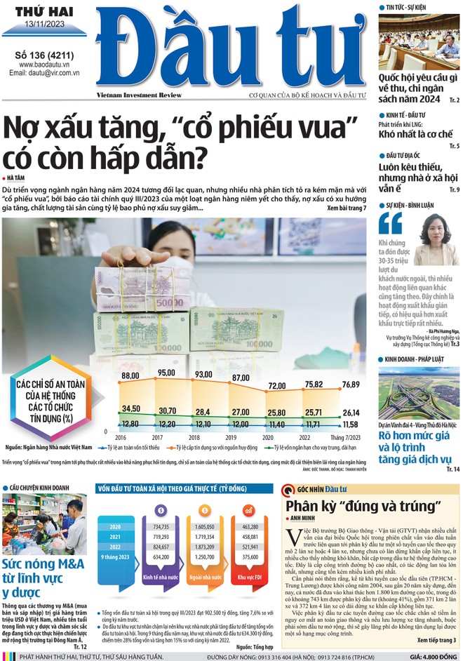 Báo Đầu tư số 136