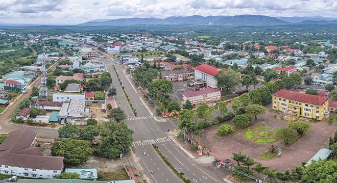 Trung tâm huyện Ia Grai phát triển khá sôi động