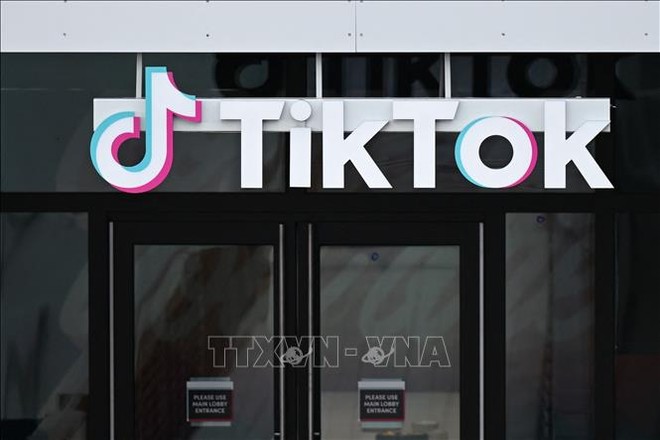 Biểu tượng TikTok. Ảnh: AFP/TTXVN