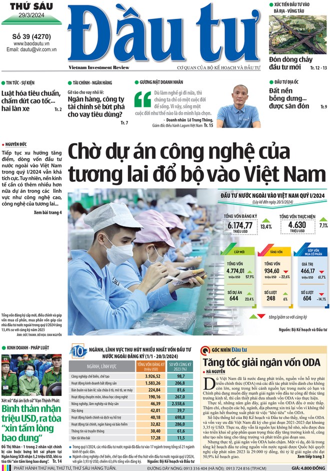 Báo Đầu tư số 39