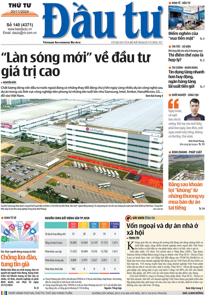Báo Đầu tư số 140