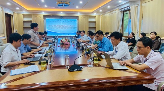Sở Nội vụ tỉnh Quảng Ngãi tổ chức kiểm tra công tác cải cách hành chính tại Ban quản lý Khu kinh tế Dung Quất và các Khu công nghiệp tỉnh Quảng Ngãi trong năm 2024. Ảnh: Sở Nội vụ tỉnh Quảng Ngãi