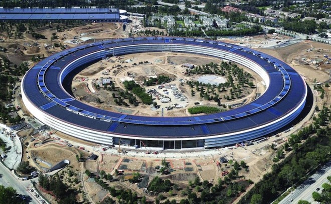 Trụ sở Apple tại thành phố Cupertino, bang California, Mỹ. Ảnh: AFP