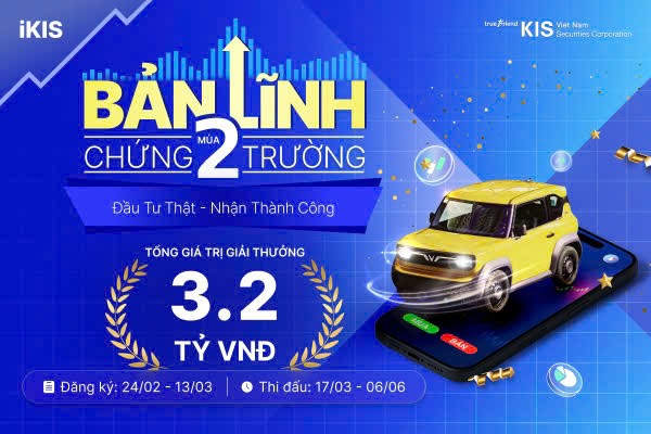 Bản lĩnh Chứng trường mùa 2 với tổng giải thưởng hấp dẫn lên tới 3 tỷ đồng.