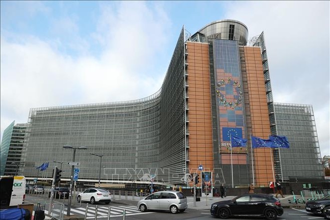 Trụ sở Ủy ban châu Âu tại Brussels, Bỉ. Ảnh: THX/TTXVN