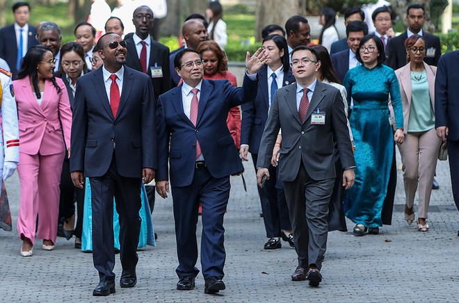 Thủ tướng Phạm Minh Chính đón, hội đàm với Thủ tướng Ethiopia