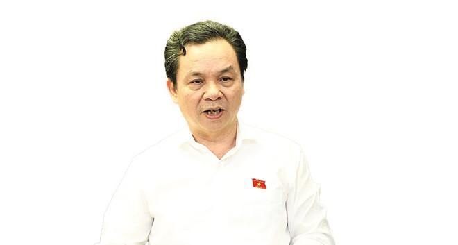 GS-TS. Hoàng Văn Cường, đại biểu Quốc hội đoàn TP. Hà Nội.