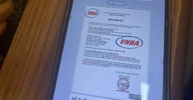 Giả mạo văn bản của Hiệp hội Ngân hàng Việt Nam (VNBA) để lừa đảo