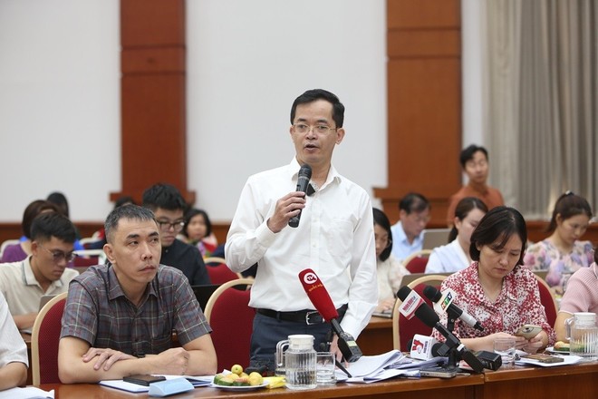 Ông Trương Bá Tuấn, Phó cục trưởng Cục Chính sách thuế, phí và lệ phí, Bộ Tài chính. Ảnh: Đức Minh