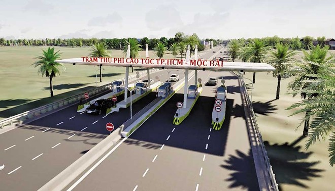 Phối cảnh Trạm thu phí đường cao tốc TP.HCM - Mộc Bài