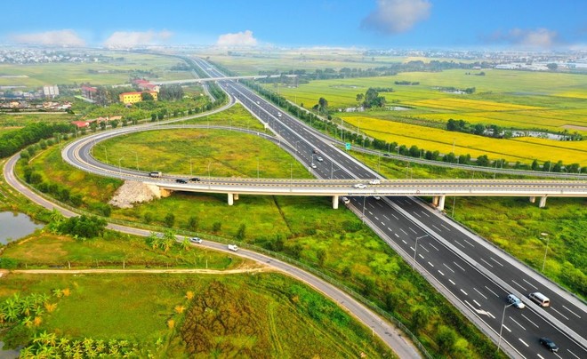 Cao tốc Hà Nội - Hải Phòng. Ảnh: VIDIFI