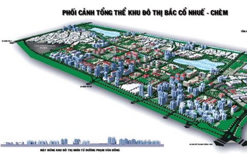 Hà Nội điều chỉnh quy hoạch 47.000 m2 đất ở Bắc Cổ Nhuế - Chèm