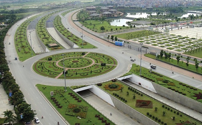 Đại lộ Tây Thăng Long đang tăng tốc hoàn thiện, trở thành trục kết nối chiến lược phía Tây Hà Nội