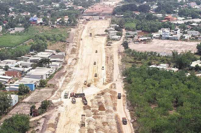 Dự án thành phần 2, Cao tốc Biên Hòa - Vũng Tàu đang thi công nước rút để cơ bản hoàn thành trong năm 2025