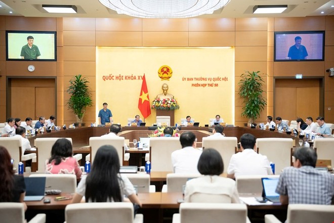 Uỷ ban Thường vụ Quốc hội cho ý kiến dự án Luật Quy hoạch (sửa đổi).