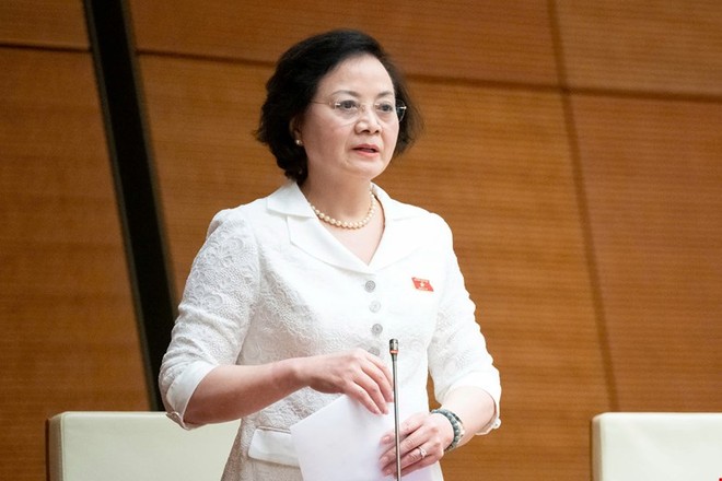 Phó thủ tướng Phạm Thị Thanh Trà phát biểu tại hội trường - Ảnh PT.