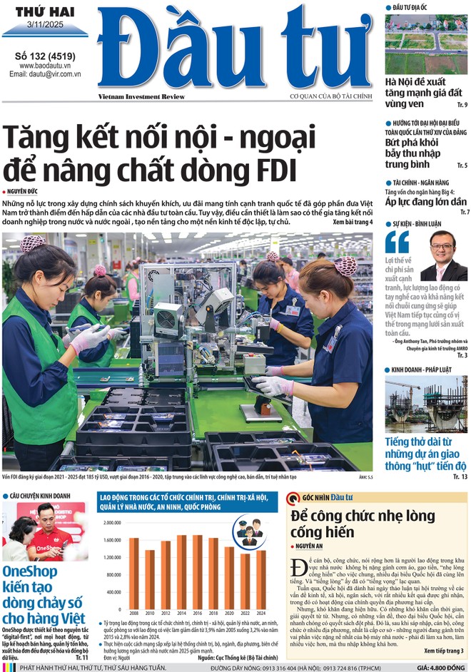 Báo Đầu tư số 132