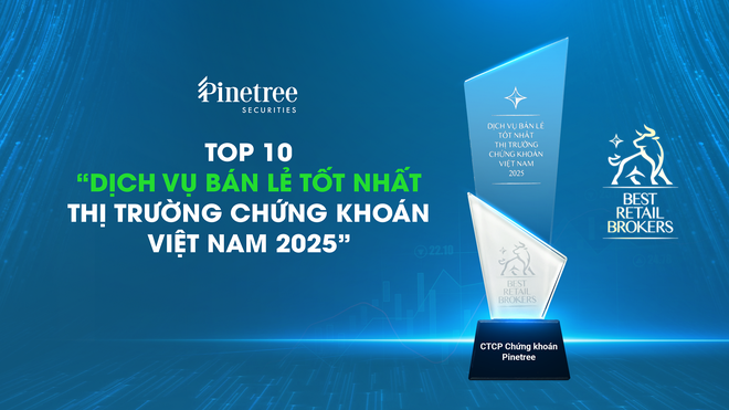 Chứng khoán Pinetree lọt Top 10 công ty có dịch vụ bán lẻ tốt nhất