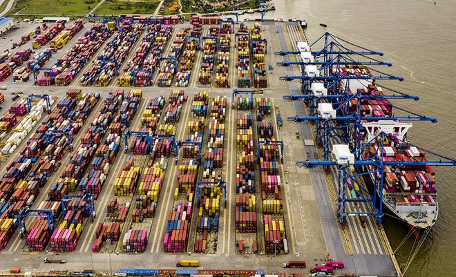 Trong khi xuất khẩu sang Mỹ của các nước ASEAN giảm nhẹ, thì Việt Nam vẫn duy trì mức tăng trưởng 2 con số. Ảnh: Đ.T 