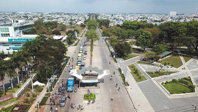 Bất động sản công nghiệp đang thu hút dòng vốn đầu tư lớn. Trong ảnh: Khu công nghiệp AMATA (Đồng Nai) 