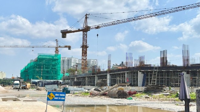 Him Lam hiện cũng đang tham gia phát triển một dự án nhà ở xã hội tại phường Bồ Đề (quận Long Biên cũ). Ảnh: Thanh Vũ